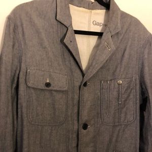 Gray Gap Causal Blazer